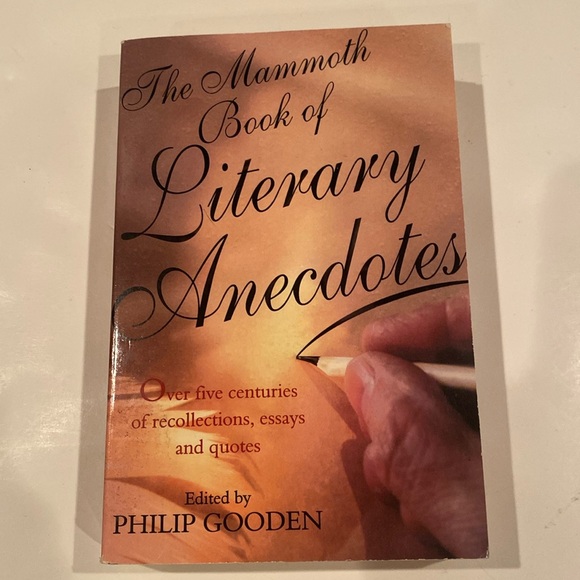 “The Mammoth Book of Literary Anecdotes,” Softcover - Picture 1 of 2